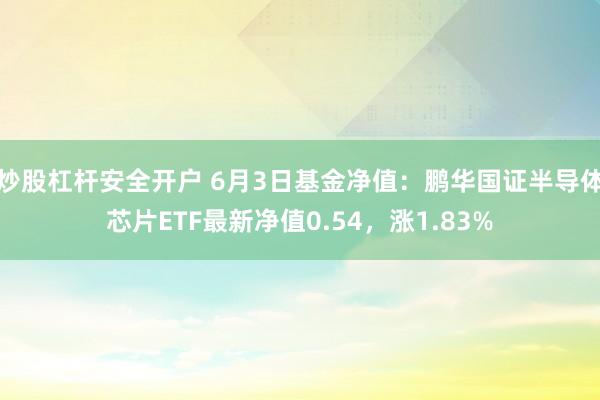 炒股杠杆安全开户 6月3日基金净值：鹏华国证半导体芯片ETF最新净值0.54，涨1.83%